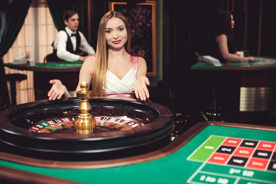 Suasana meja permainan live untuk kategori kasino BW888